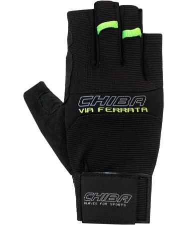 Buy Chiba Via Ferrata Gloves L Black - Durable High-Performance Climbing Gear for International Shipping - Buy Online on GoSupps.com