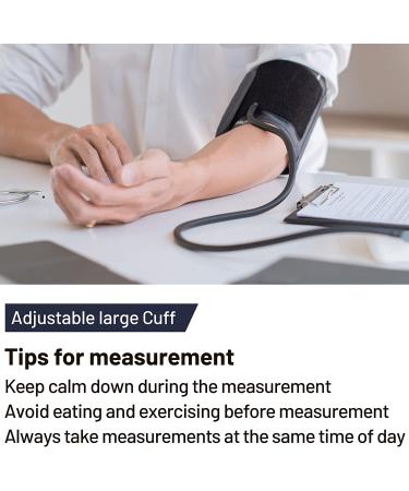 Automatic Digital Blood Pressure Monitor with LED Display - Upper Arm BP Cuff Machine for 2 Users, 240 Memory Storage, Storage Bag - Black - Buy Online on GoSupps.com