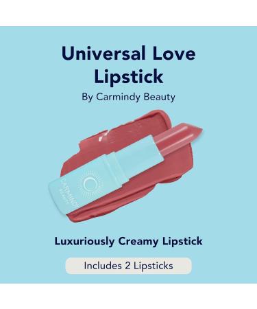 Universal Love Lipstick Apricot Blush - 2 Pack | Long-lasting Vibrant Color for All Skin Tones | Shop Internationally - Buy Online on GoSupps.com