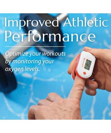 SonoHealth DocPro 7000BT Fingertip Oximeter - Professional Grade Blood Oxygen & Heart Rate Monitor - Buy Online on GoSupps.com