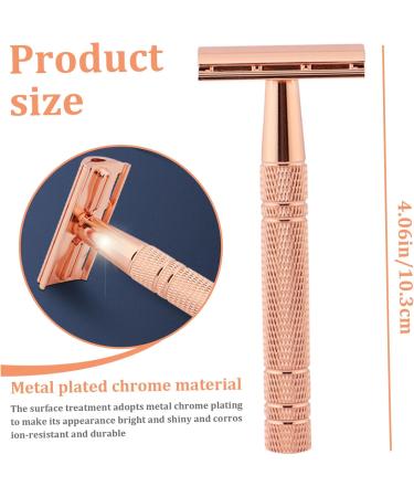 Safety Double Edge Stainless Steel Razors for Men - Close Smooth Shave | Detachable Head - Buy Online on GoSupps.com