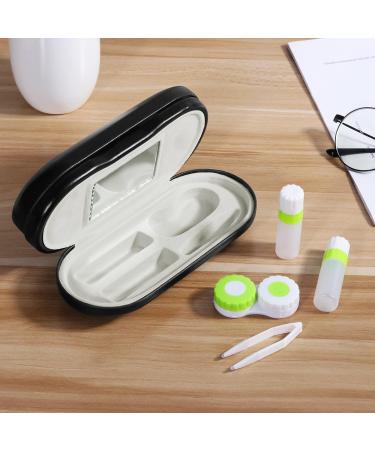 ROSENICE 2-in-1 Contact Lens Case - Dual Use Portable Travel Kit (Black) for Home & On-the-Go - Buy Online on GoSupps.com