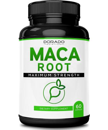 Maca Root Capsules 15,000mg Extract for Men & Women with Yohimbine HCL 5mg - Buy Online on GoSupps.com