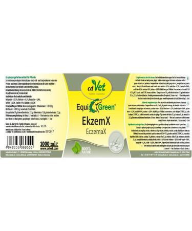cdVet Equigreen Eczemax 1 Liter - Buy Online on GoSupps.com