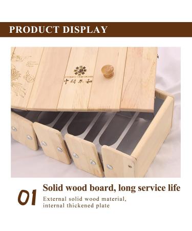 Zhongyan Taihe Governor's Vene Moxibustion Box - Adjustable Solid Wood Therapy with Heat Insulation Rail & Handles - International Shipping Available - Buy Online on GoSupps.com