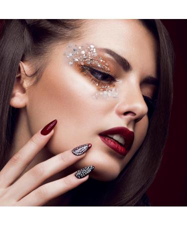 4-Piece Glitter Gel Set - Mermaid Sequins & Chunky Glitter for Face & Body Makeup | Perfect for Masquerade Parties - Buy Online on GoSupps.com
