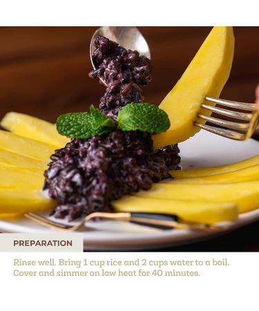 Fresh & Wild Exotic Purple Sticky Rice and Jasmine Rice Blend from Thailand - 1 lb - Buy Online on GoSupps.com