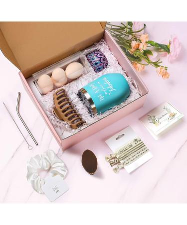 Relaxing Spa Gift Box Basket - Ideal Mother's Day & Birthday Gifts for Women | Bath Set for Mom, Sister, Best Friend | Unique & Happy Birthday Gift Ideas - Buy Online on GoSupps.com