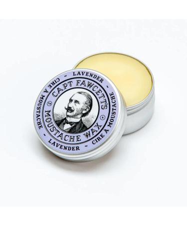Captain Fawcett's Lavender Moustache Wax - Premium Natural Ingredients for Taming Unruly Beards - 15ml - Made in the U.K - Buy Online on GoSupps.com