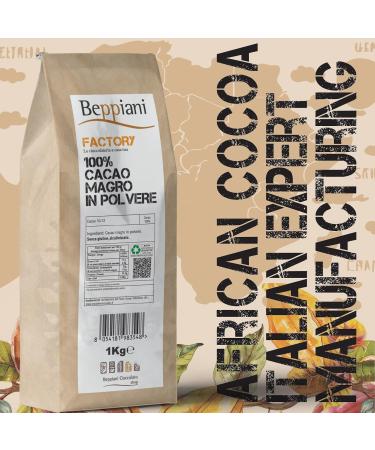 Beppiani Cacao Amaro Powder - 1 kg - Professional Product - Packaged in Italy - Suitable for all preparations - Buy Online on GoSupps.com