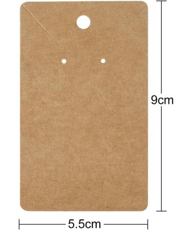 MIAHART 280 Pack Kraft Earring Display Cards for Studs & Earrings | 3.5 x 2.1 Inches (Brown) - Earring Card Holder Set - Buy Online on GoSupps.com