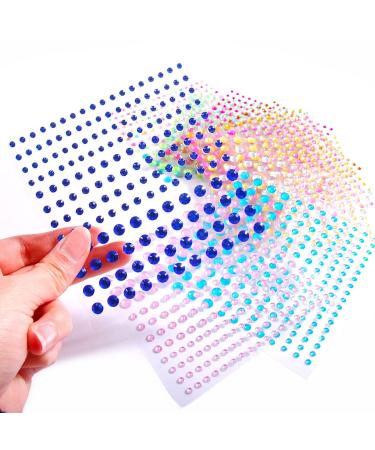 Colorful Rhinestone Stickers for Eyes Nails Face & Body | 3D Self-Adhesive Designs - Shop Internationally - Buy Online on GoSupps.com