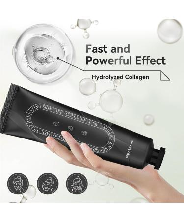 Collagen Peel Off Mask - Korean Hydrolyzed Collagen Face Mask | Anti-Aging & Skin Care 60ml - Buy Online on GoSupps.com