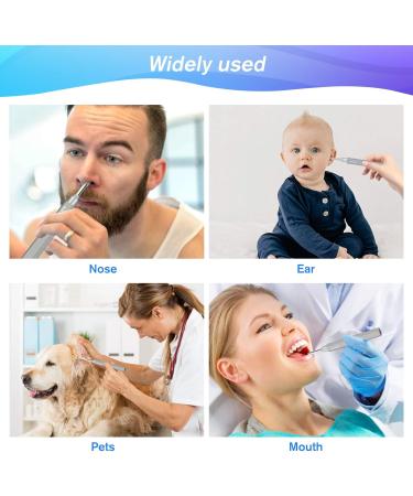 Blumway WiFi Ear Otoscope 3.5mm 1080p HD Camera - Ear Cleaner & Wax Removal Tool for Babies Children & Adults - iOS & Android Compatible - Gray - Buy Online on GoSupps.com
