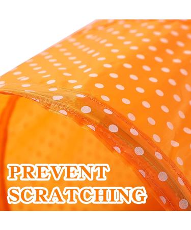 Pet Tunnel Tube Toy Orange Foldable Cat Dog Play Interactive Training Puppy Outdoor Indoor Supplies - Buy Online on GoSupps.com
