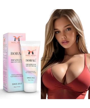 MACARIA Bobae Brazilian breast cream for fast Growth Bust Boobs Enlargement Tightening Shape & Size up Toning Cream Quick Growth Lifting & Firming Breast Enhancement Gel for Women