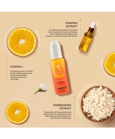 Twasa Vitamin C Serum for Face & Eye - Anti-Aging Hydrating Serum for Dark Spots Fine Lines & Wrinkles - 0.84 fl oz - Buy Online on GoSupps.com