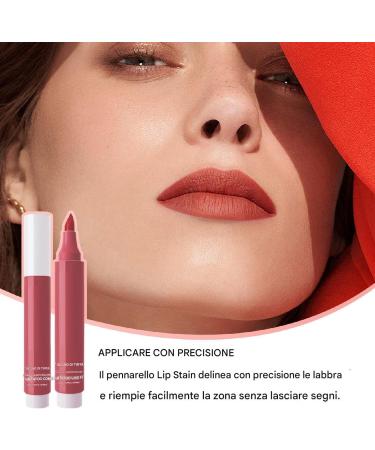 Liquid Lip Markers Waterproof Lip Marker Moisturizing Lip Color Smudge Resistant Colorful Natural Color Perfect for Women and Girls 01 - Buy Online on GoSupps.com