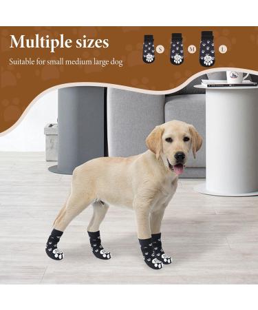 Xinzistar Dog Socks 2 Pairs | Anti-Slip Paw Protectors for Dogs | Adjustable Straps & Grips | Indoor Outdoor Wear | Small Medium Large Dogs - Buy Online on GoSupps.com
