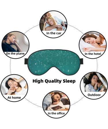 Water Splash Sleep Mask - Adjustable Double-Sided Eye Mask | Soft Covers for Restful Sleep & Eye Edema Reduction - Buy Online on GoSupps.com