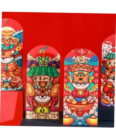 ABOOFAN 72 Pcs Year of The Tiger Red Envelope New Year Red Packet New Year Money Pocket Tiny Bag Year Hong Bao Hongbao Card Envelope Chinese Red Envelope Lucky Paper Year Red Envelope - Buy Online on GoSupps.com