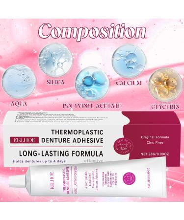 Meemion Dental prostheses adhesive gel thermoplastic dentures adhesive dental prostheses glue dental prostheses adhesive adhesive cream for dental prostheses thermoplastic dental prostheses adhesive 1 piece - Buy Online on GoSupps.com