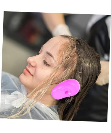 Healeved 4pcs Black Hair Dye Earmuffs - Silicone Ear Covers for Salon Baking, Oil & Hair Color Protection - Buy Online on GoSupps.com