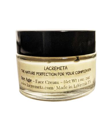 Ice Age Face Cream - Best Anti Aging Face Moisturizer for Men and Women with Black Seed Oil Bee Pollen/Bee Bread Retinol Hyaluronic Acid and Cocao Butter