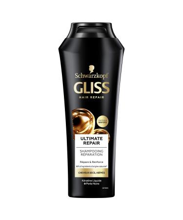 Schwarzkopf gliss Ultimate Repair Shampoo Bottle, 2 x 250ml