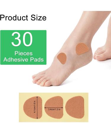 10 Sheets Moleskin Adhesive Pads - Heel Stickers for Blister Prevention and Friction Reduction - Buy Online on GoSupps.com