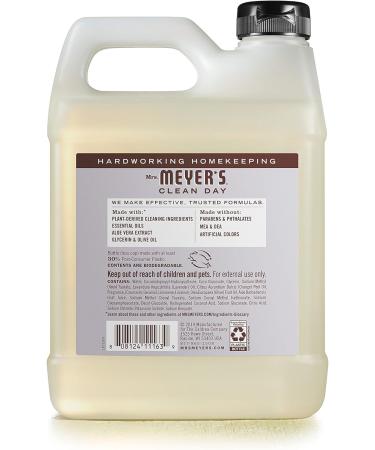 Mrs. Meyer's Clean Day Liquid Hand Soap Refill Cruelty Free and Biodegradable Hand Wash Made with Essential Oils Lavender Scent 975 ml Refill Hand Soap - Buy Online on GoSupps.com