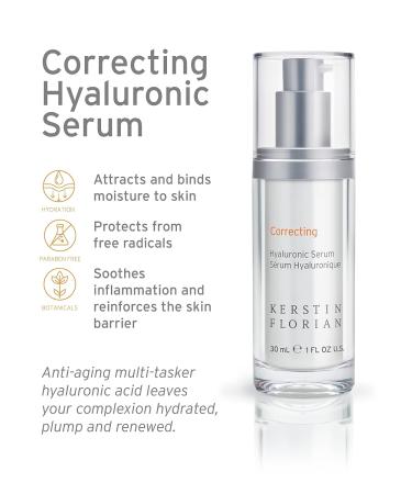 Kerstin Florian Hyaluronic Serum - Moisturizing Anti-Aging with Hyaluronic Acid - 1 fl oz - Buy Online on GoSupps.com