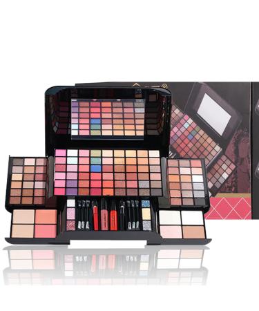 Makeup Sets Multifunction Makeup Palettes with Mirror 90 Color Eyeshadows/Compact Powder/Sequins/Bronzing Powder/Highlighter/Lip Color Makeup kit for Women Full Kit - #B #2