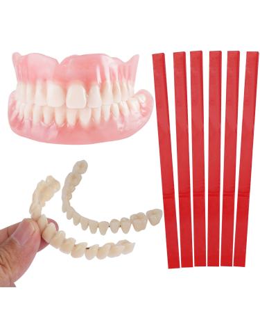 Diy denture kit convenient and easy diy dentures kit at home complete Dianww make your own dentures kit for top and bottom of temporary repair missing teeth L10
