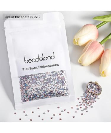 Beadsland 1440 Pcs Light Pink SS10 Flat Back Rhinestones for Nails - Perfect Nail Art Crystals - Buy Online on GoSupps.com