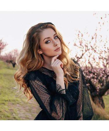 Zuasdvnk Foldable Headband Folding Headband Small Hair Band | No Slip Face Wash Headband Adjustable Women Spa Headband for Women Girls Little Kids Black - Buy Online on GoSupps.com