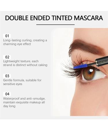 Mascara imperm able l'eau longue dur e volumisant allongeant rel chant imperm able maquillage pour mariage f te sortie de nuit Halloween bal double t te bleu - Buy Online on GoSupps.com