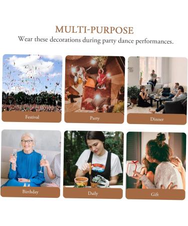 KONTONTY Candy Necklace 20pcs Artificial Popcorn Resin White Accessories Cell Phone Magnet Earrings - Buy Online on GoSupps.com