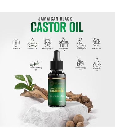 Jamaican Black Castor Oil 100% Pure & Cold-Pressed - Natural Hair Growth Oil | Best Organic Hair Oil for Women - 60ml - Buy Online on GoSupps.com