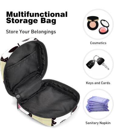 Multicolored Hedgehog Flowing Pocket Menstrual Cup Bag | Portable Tampon & Breastfeeding Holder for Women & Teens | 1 Piece - Buy Online on GoSupps.com