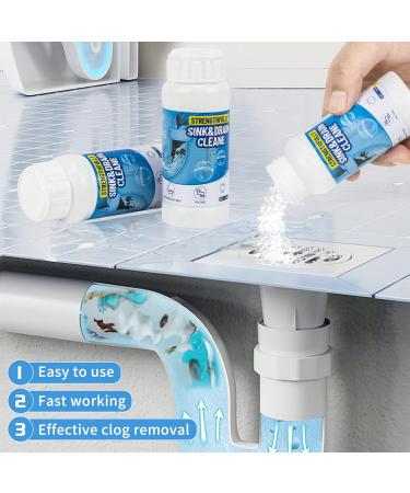 Wild Tornado Sink & Drain Cleaner - Quick Unclog Tool for Kitchen & Toilet - 3pcs | International Shipping - Buy Online on GoSupps.com