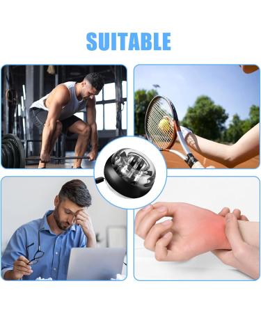 Gyroscopic Hand Trainer & Wrist Coach Ball - Ultimate Fitness Equipment for Hand & Arm Muscle Training - Buy Online on GoSupps.com