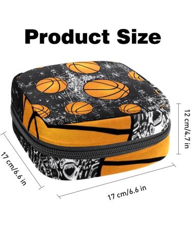 Shop Stylish Basketball Ball Marble Women s Napkin Storage Bags & Portable Period Pockets - Perfect for Teens & Moms! - Buy Online on GoSupps.com