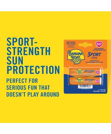 Hawaiian Tropic Lime Coolada After Sun Lotion 16oz | After Sun Care & Banana Boat Sport Ultra SPF 50 Lip Sunscreen Twin Pack | SPF Lip Balm Pack Banana Boat Lip Balm SPF 50 - Buy Online on GoSupps.com