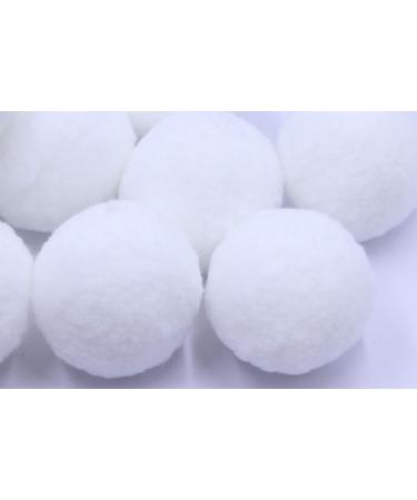 YYCRAFT Jumbo Craft Pom Pom 2 Inch Pom Pom Balls for DIY Creative Crafts Decorations(2  White 35pcs) 2  White 35pcs