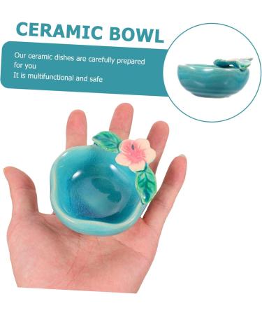 Solustre 3PK Aromatherapy Bowl Tealight Diffuser - Japanese Ceramic Essential Oil Shells | Blue 8.5x8cm - Perfect for Home & Spa - Buy Online on GoSupps.com