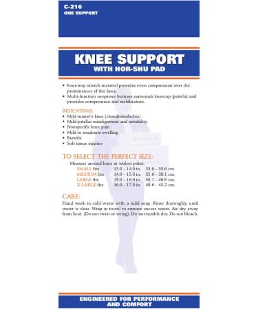 Buy CHAMPION Knee Support Hor-Shu Patella Stabilizer - Neoprene Black Large | International Shipping Available - Buy Online on GoSupps.com