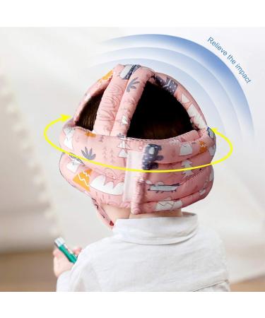Shop Ldawyde Baby Helmet - Adjustable Head Protection for Infants & Toddlers | Safe & Stylish Running Gear in Pink - Buy Online on GoSupps.com