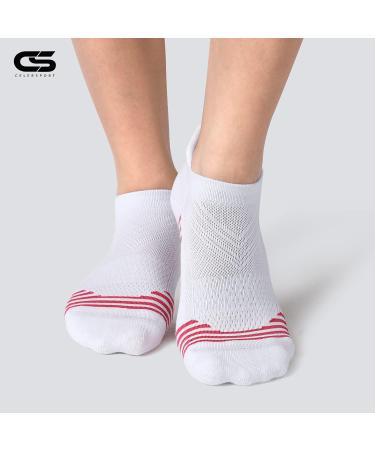 Meta Title: CelerSport Women's Ankle Running Socks 6 Pack | Low Cut Athletic Sports Socks | Medium Mixed - Buy Online on GoSupps.com