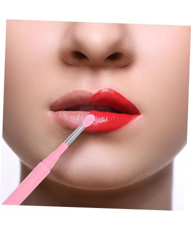 FRCOLOR Lip Brush Eyeshadow Brush Makeup Lip Brush Made of Silicone Lip Gloss Balm Applicator Lip Spoon Lipstick Brush with Cap Lip Forming Silica Gel Applicator Brush - Buy Online on GoSupps.com